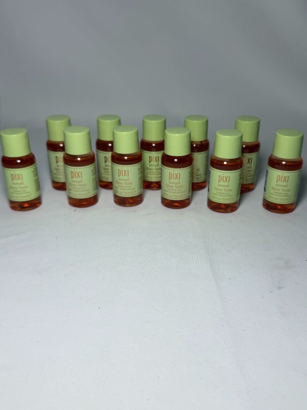 11x Pixi Skintreats Glow Tonic Exfoliating Toner 15mL (165mL) Travel Size New